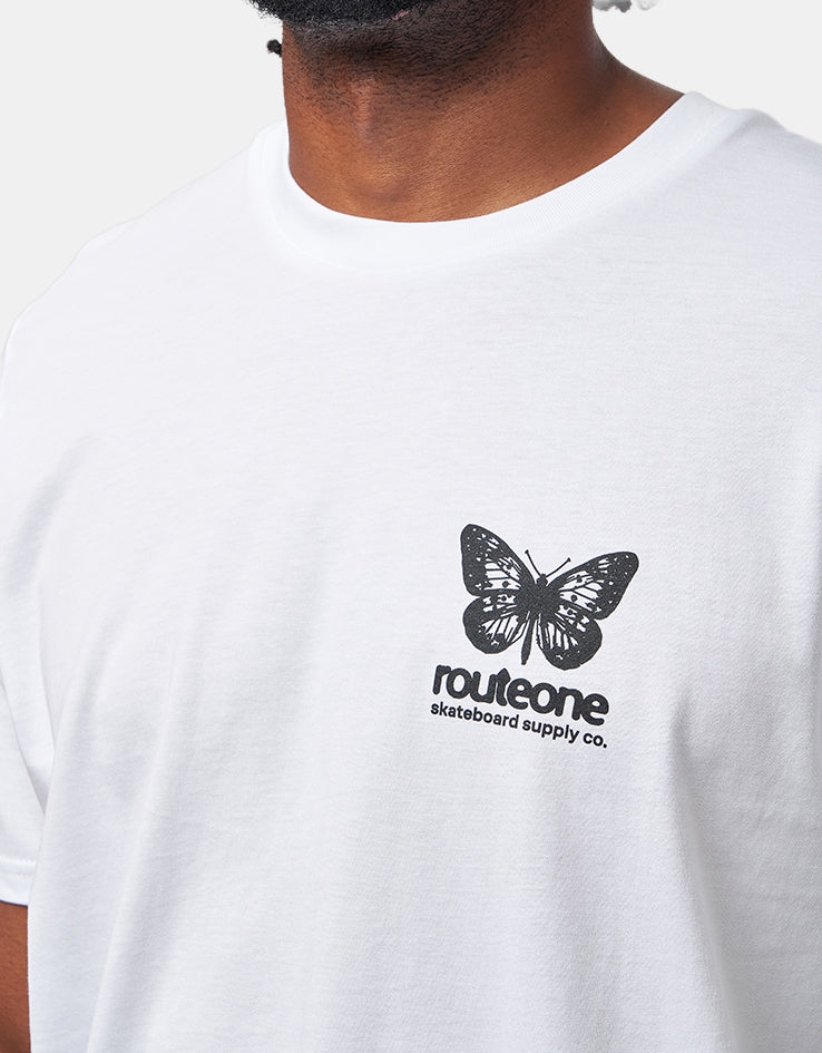 Route One Flutter II Organic T-Shirt - White