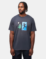 Route One Dancer Organic T-Shirt - India Ink Grey