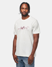 Route One Wild Horses Organic T-Shirt - Off White