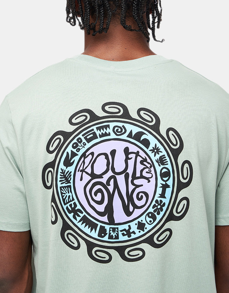 Route One Sundial Organic T-Shirt - Aloe