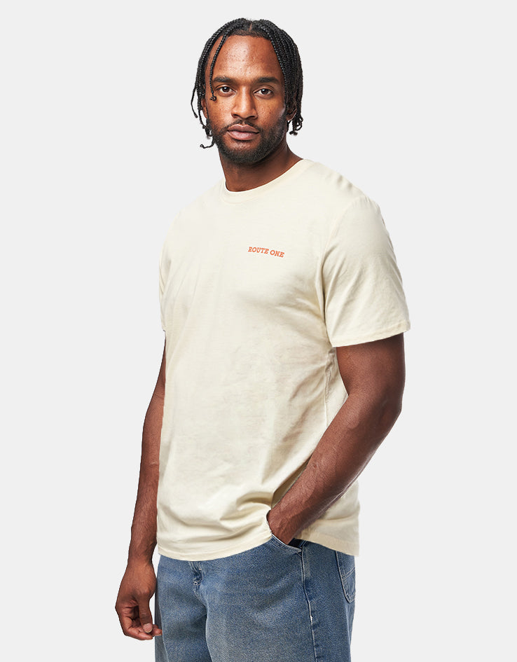 Route One Baja Organic T-Shirt - Honey Paper