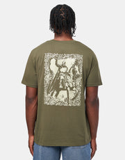 Route One Horseman Organic T-Shirt - Khaki