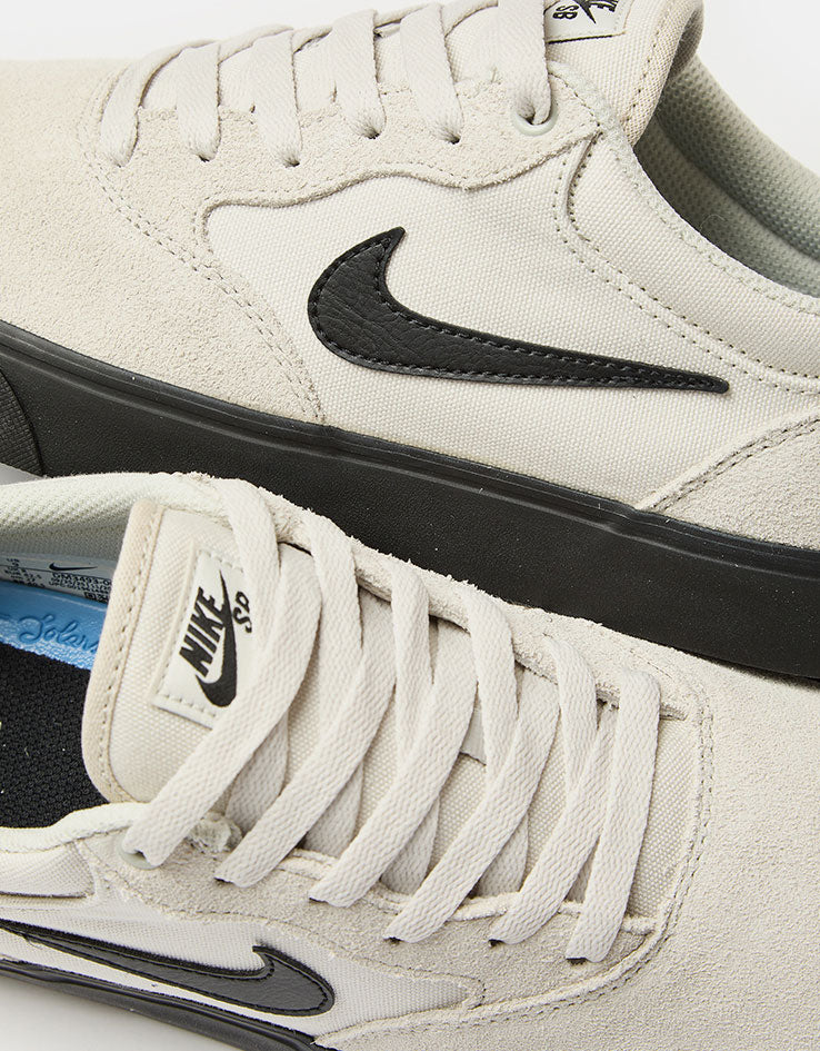 Nike SB Chron 2 Skate Shoes - Lt Bone/Black-Lt Bone-Black