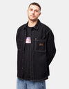 Volcom Levelstone L/S Shirt - Black/White