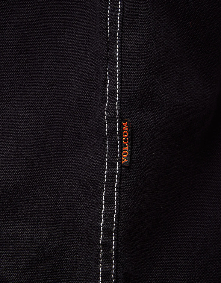 Volcom Levelstone L/S Shirt - Black/White