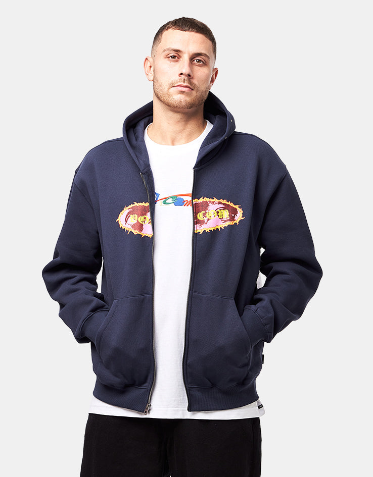 Volcom Clairvoyance Zip Hoodie - Marine