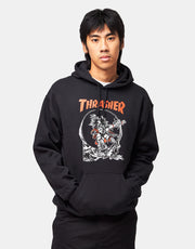 Thrasher x Pushead Outlaw 2-Tone Pullover Hoodie - Black