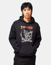 Thrasher x Pushead Outlaw 2-Tone Pullover Hoodie - Black