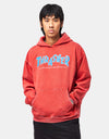 Thrasher x Parra Mag Vintage Heavyweight Pullover Hoodie - Red