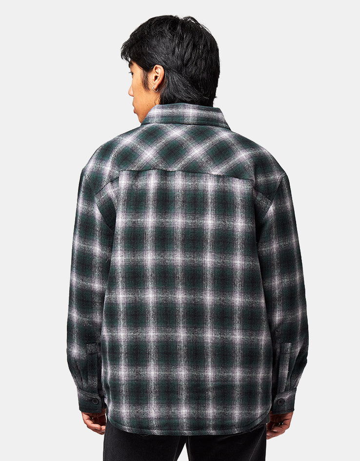 Stan Ray Quilted Plaid Overshirt - Green