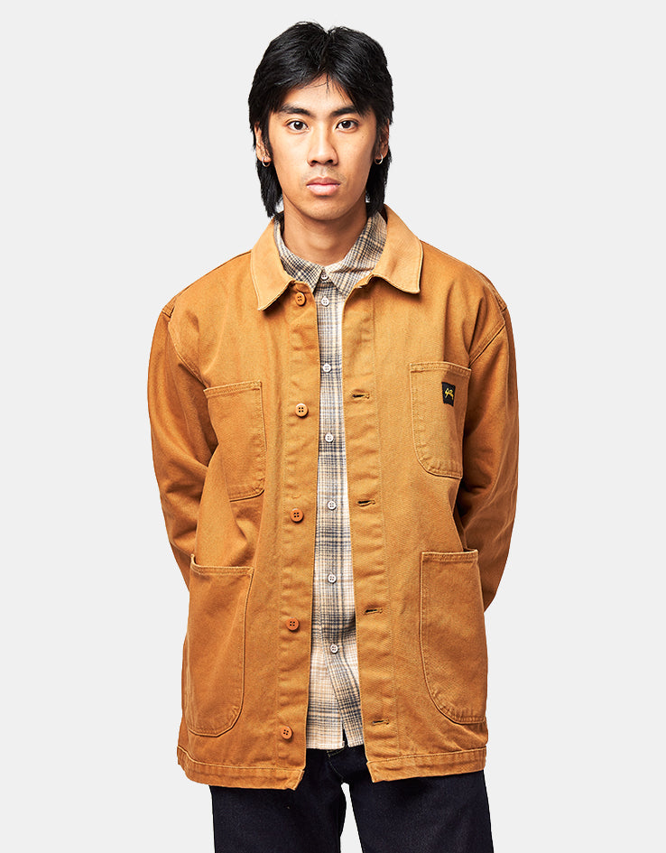 Stan Ray Coverall Jacket - Antique Wash Brown Sugar
