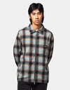 Stan Ray Zip Shirt - Blue/Pink Check
