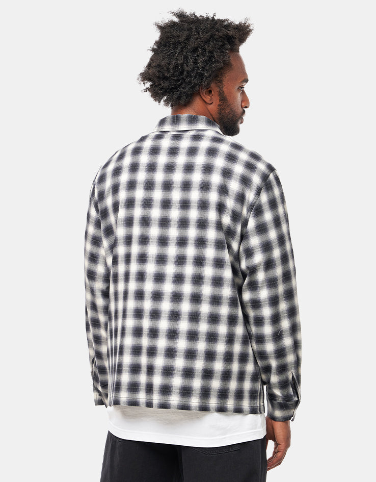 Stan Ray Zip Shirt - Black Check