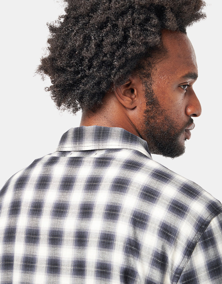 Stan Ray Zip Shirt - Black Check