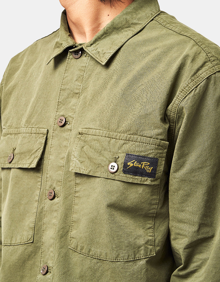 Stan Ray CPO L/S Shirt - Olive Ripstop
