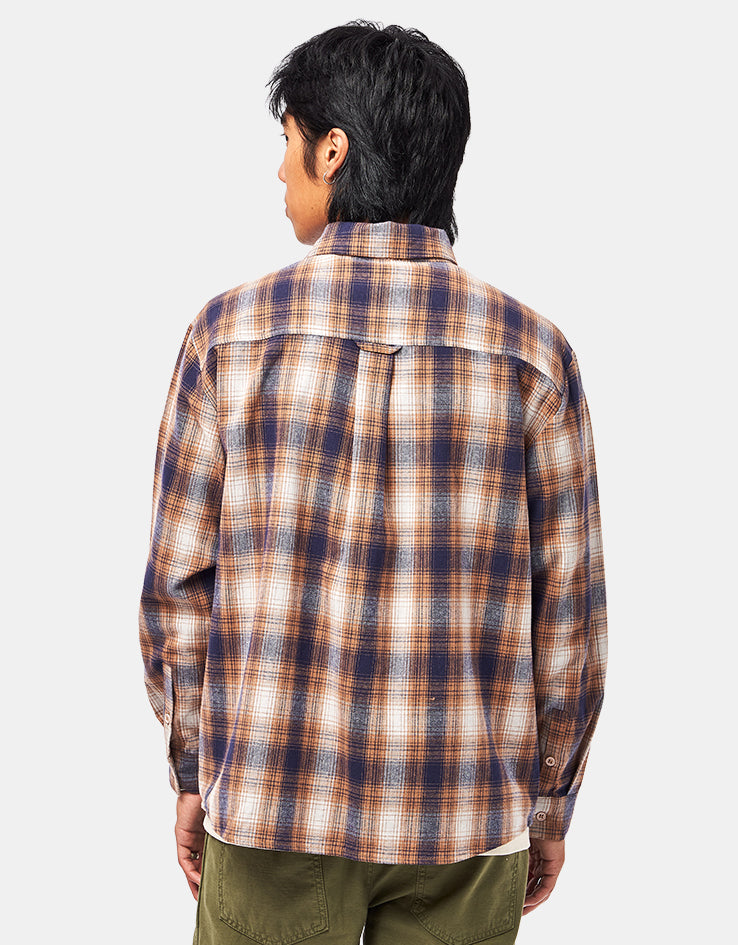 Stan Ray Flannel L/S Shirt - Brown/Black Plaid