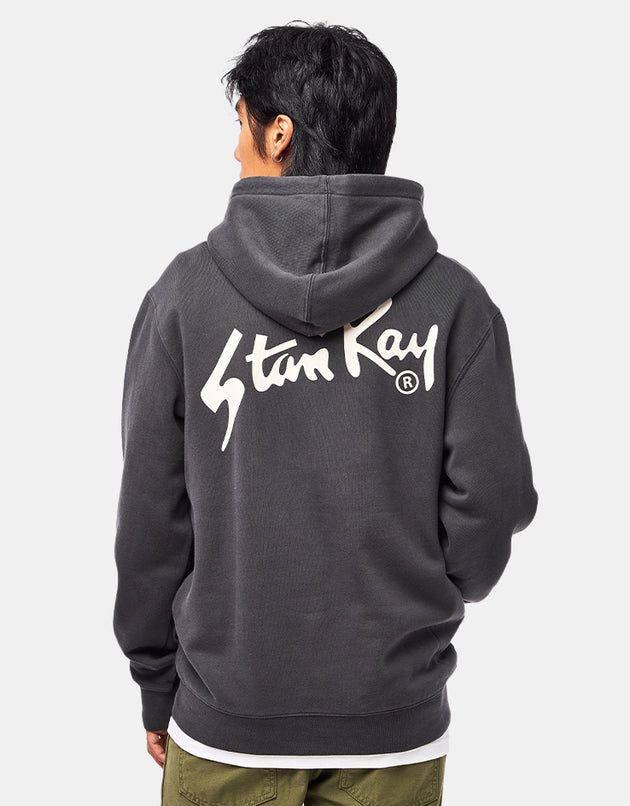 Stan Ray Stan OG Pullover Hoodie - Garment Dyed Washed Black