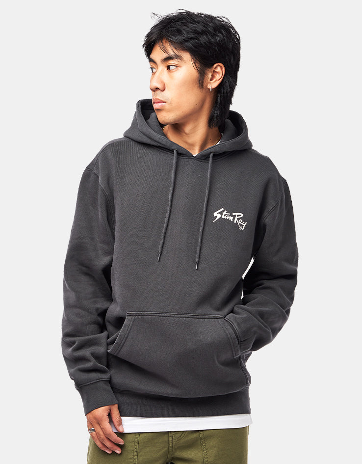 Stan Ray Stan OG Pullover Hoodie - Garment Dyed Washed Black