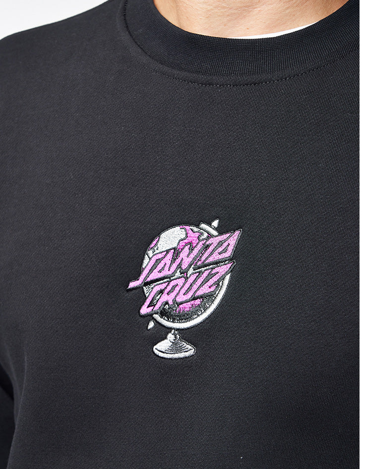 Santa Cruz Knibbs Cryptic World Centre Crew - Black