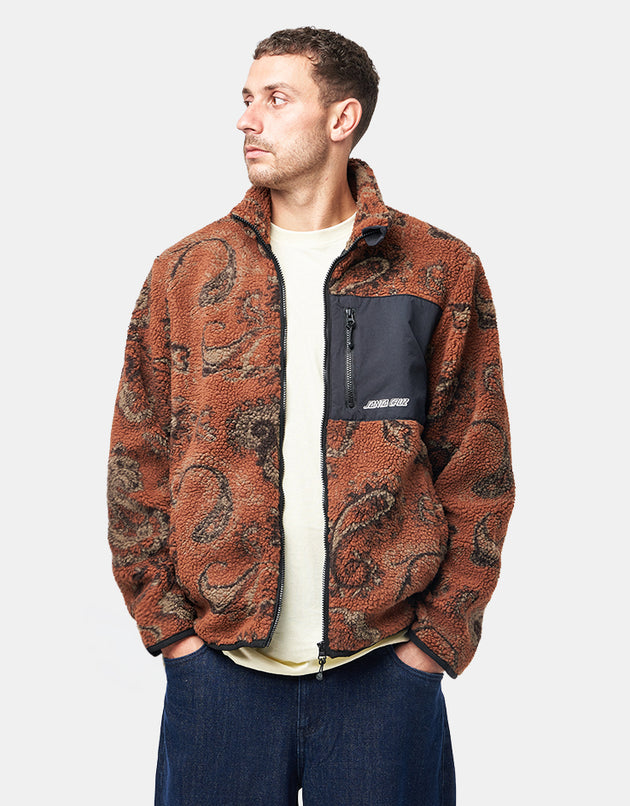 Santa Cruz Freestyle Fleece - Rust Paisley