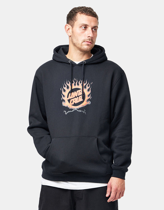 Santa Cruz Forging Dot Centre Pullover Hoodie - Black