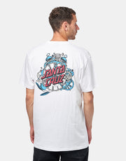 Santa Cruz Grabke Exploding Dot T-Shirt - White