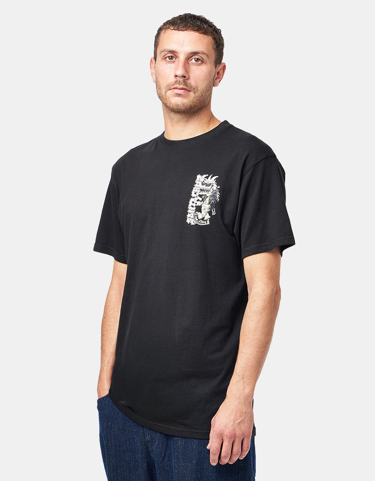 Santa Cruz Punk Gremlin Front T-Shirt - Black