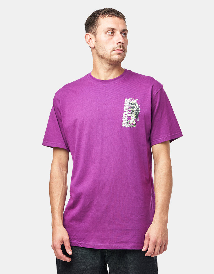 Santa Cruz Punk Gremlin Front T-Shirt - Fresh Purple