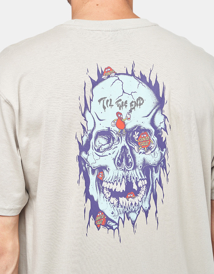 Santa Cruz Dot Dudes T-Shirt - Warm Grey