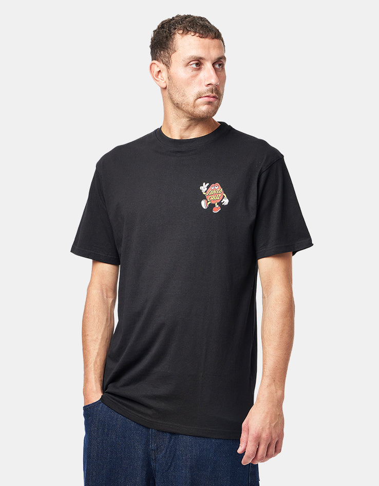 Santa Cruz Dot Dudes T-Shirt - Black