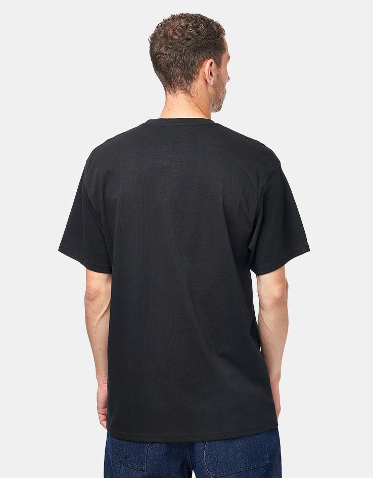 Santa Cruz Classic Fade Strip Centre T-Shirt - Black