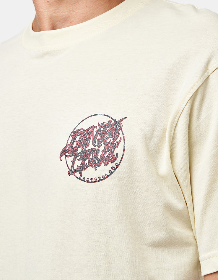 Santa Cruz Scourge Dot T-Shirt - Wax Paper