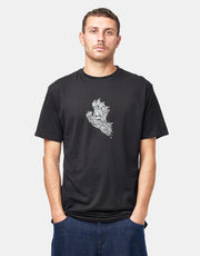 Santa Cruz Scourge Hand Front T-Shirt - Black