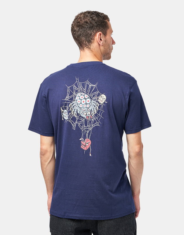 Santa Cruz Dressen Spider T-Shirt - Midnight Blue