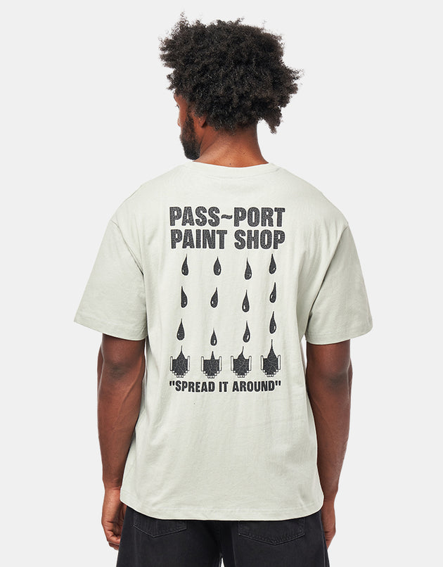 Pass Port Shop Rules T-Shirt - Harbour Grey
