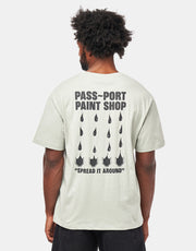 Pass Port Shop Rules T-Shirt - Harbour Grey