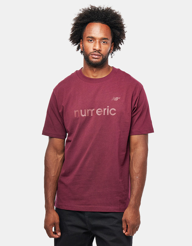 New Balance Numeric Heavyweight T-Shirt - Mulled Wine