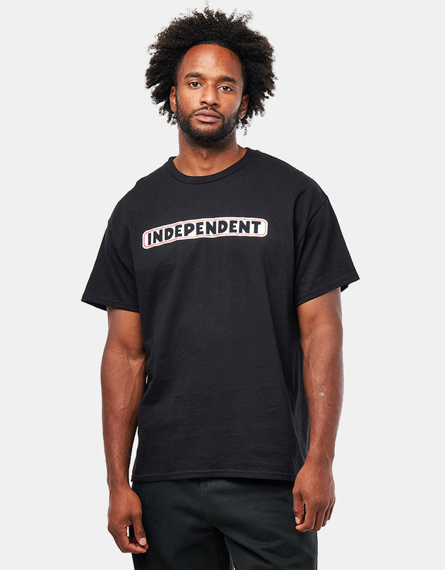 Independent Bar Logo T-Shirt - Black