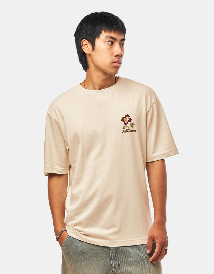 Patagonia Balance Organic T-Shirt - Peace Seeds: Undyed Natural