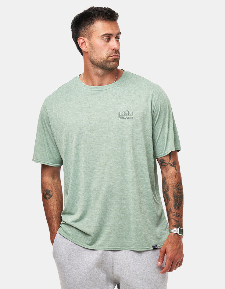 Patagonia Cap Cool Daily Graphic Shirt - Strataspire: Ellwood Green X-Dye