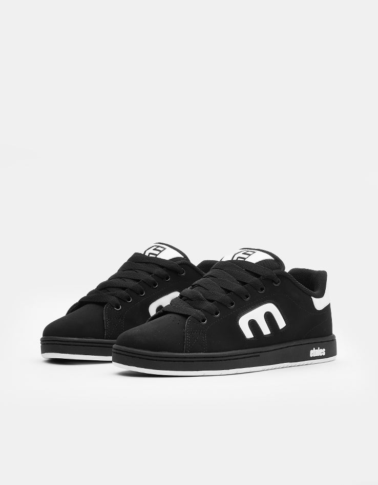 etnies Callicut Skate Shoes - Black/White/Black