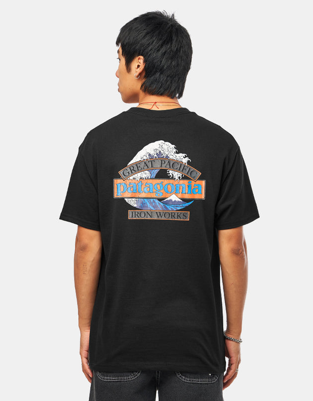 Patagonia Great Waves Responsibili-Tee - Black