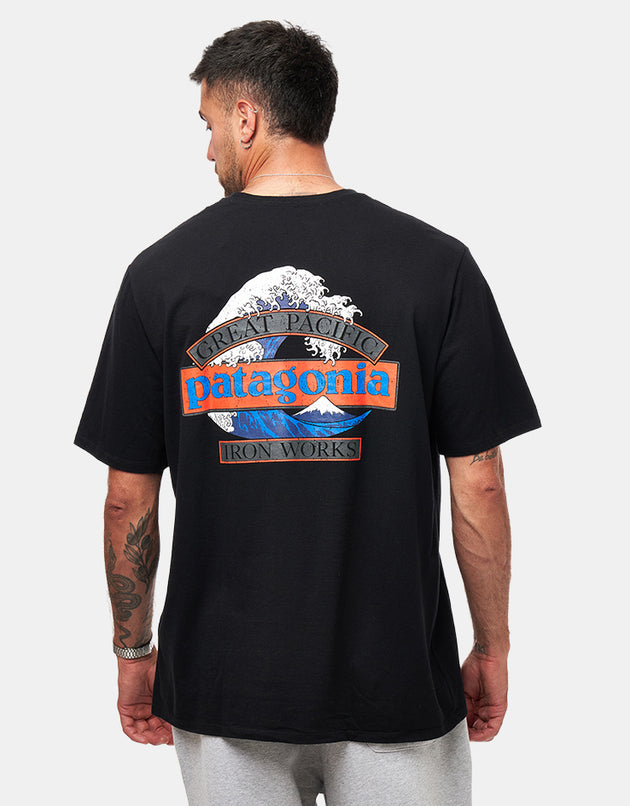 Patagonia Great Waves Responsibili-Tee - Black