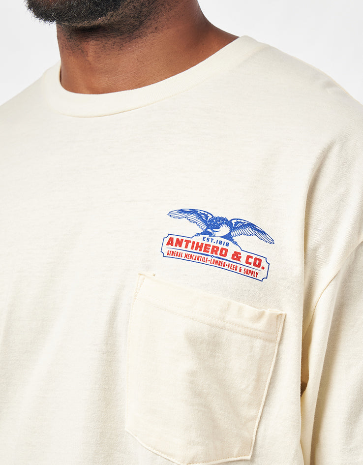 Anti Hero Pigeon Mash II T-Shirt - Natural/Multi