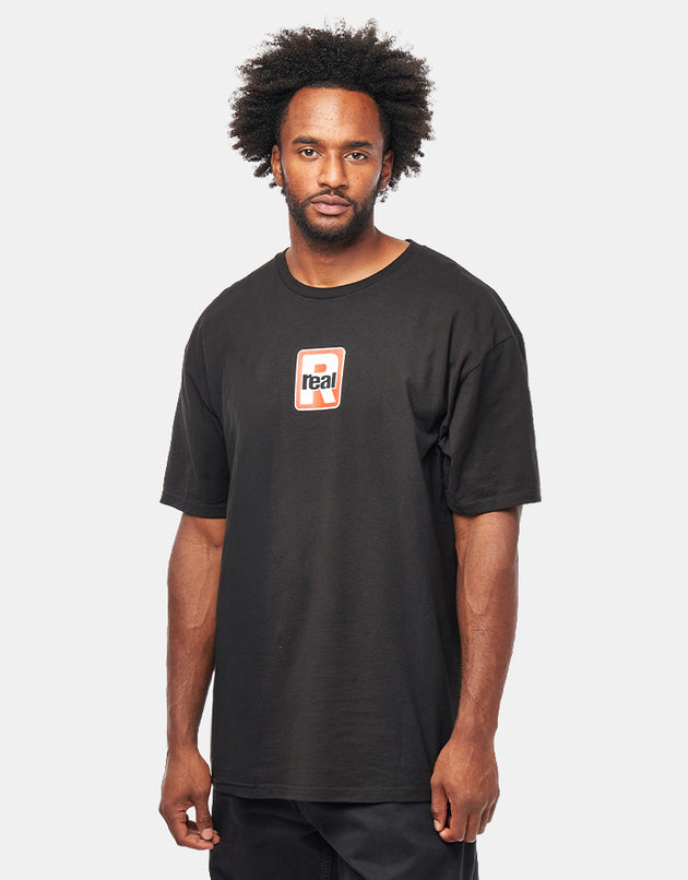 Real Radiused T-Shirt - Black