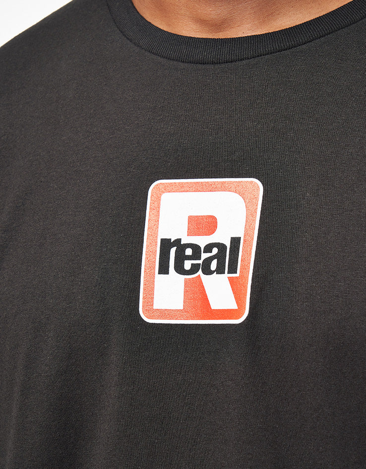 Real Radiused T-Shirt - Black