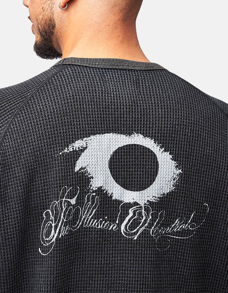 Former Illusion L/S Waffle T-Shirt - Acid Black