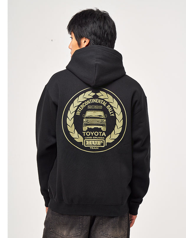 HUF x Land Cruiser Heavyweight Full Zip Hoodie - Black