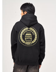 HUF x Land Cruiser Heavyweight Full Zip Hoodie - Black