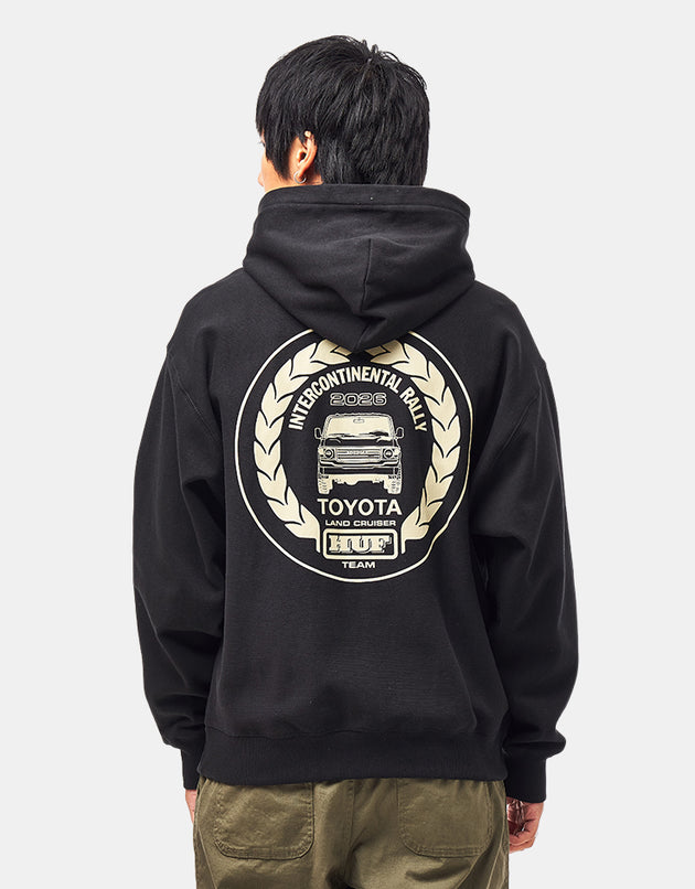 HUF x Land Cruiser Heavyweight Full Zip Hoodie - Black